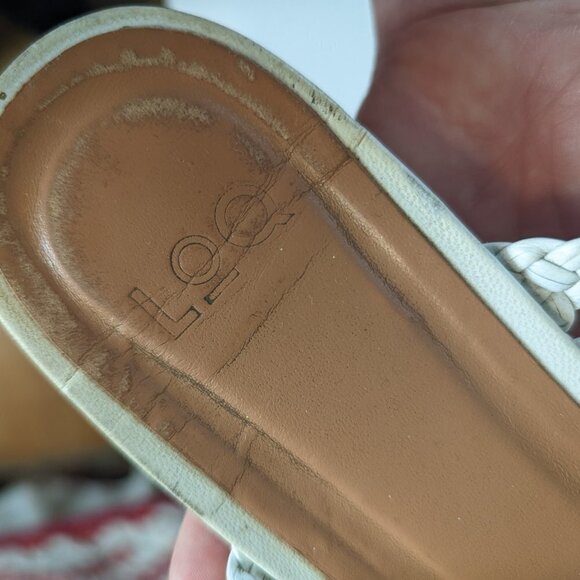 LOQ Marti Mules Slip On Woven Leather Shoe - Picture 4 of 7